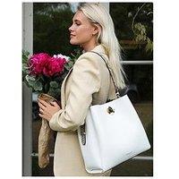 Luella Grey Henri White Hobo Tote - White