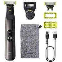 Philips Oneblade Pro 360 For Face & Body With 20-In-1 Adjustable Comb, Travel Pouch & Extra 360 Blade - Trim, Edge, Shave, Qp6552/30