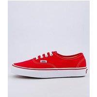Vans Women'S Authentic Trainers - Red/White