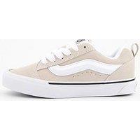 Vans Women'S Knu Skool Trainers - White/Off White