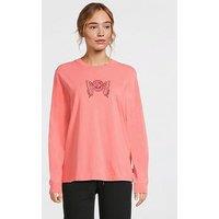 Vans Women'S Ethereal Bff Long Sleeve Tee - Pink