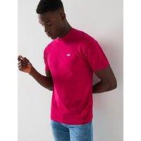 Vans Mens Left Chest Logo T-Shirt - Red