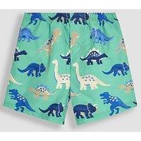 Jojo Maman Bebe Boys Dinosaur Swim Short With Nappy - Blue