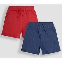 Jojo Maman Bebe Boys 2-Pack Jogger Shorts - Blue
