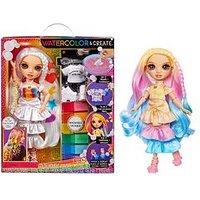 Rainbow High Watercolor & Create Fashion Doll- Brown Eyes