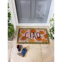 Very Home Mandarin Ciao Doormat 45X75Cm