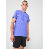 Adidas Men'S Own The Run T-Shirt - Blue