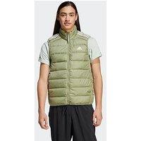 Adidas Sportswear Men'S Essentials 3-Stripes Light Down Vest - Green