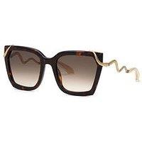 Roberto Cavalli Snake Collection Sunglasses - Brown
