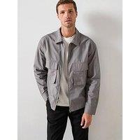 Very Man Tech Overshirt - Light Grey