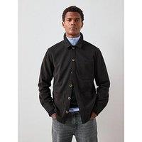 Very Man Jersey Chore Jacket - Black