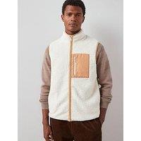 Very Man Borg Gilet - Ecru