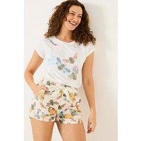 Fatface Betty Bee Pyjama Shorts - Multi