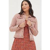 Fatface Tasha Denim Jacket - Pink