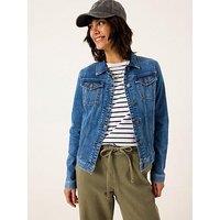Fatface Tasha Denim Jacket - Blue