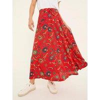 Fatface Suki Midi Skirt - Orange