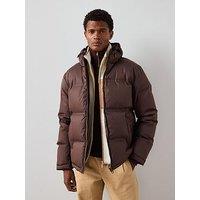 The Very Collection Feather And Down Heat Sealed Midweight Padded Jacket - Brown