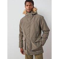 The Very Collection 4 Pocket Padded Parka Jacket - Khaki
