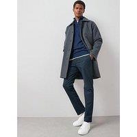 The Very Collection Relaxed Fit Car Coat - Charcoal