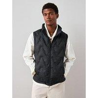 The Very Collection Heatsealed Down Padded Gilet - Black