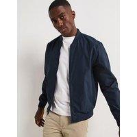 Very Man Shower Resistant Bomber Jacket - Navy