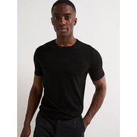 Very Man Merino Wool Short Sleeve Jumper - Black