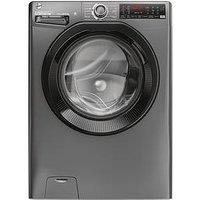 Hoover H-Wash&Dry 350 H3Dps4966Tambr80 9/6Kg Washer Dryer, 1400 Spin, Wifi, A Wash / D Dry - Graphite