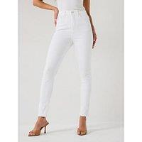 V By Very Supersoft Skinny Jeans - White