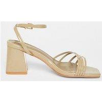 Quiz Khaki Strappy Heels