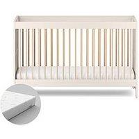 Silver Cross Seville Cot Bed & Truefit & Mattress