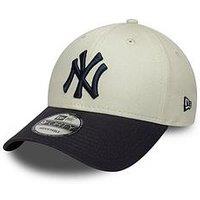 New Era New York Yankees Side Script 9 - Forty - Cream/Nay