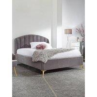 Gfw Pettine End Lift Up Ottoman Storage Bed With Sleepycastle Mattress Options (Buy & Save!) - Grey - Bedframe + Premium Mattress