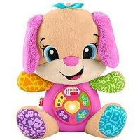 Fisher-Price Laugh & Learn Smart Stages Sis Pink Plush Baby Musical Learning Toy, Multilanguage Version