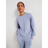 V By Very Modal Mix Sweatshirt - Blue