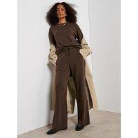V By Very Modal Mix Sweatshirt - Brown