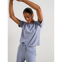 V By Very Modal Mix T-Shirt - Blue
