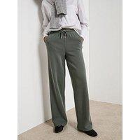 V By Very Wide Leg Joggers - Green