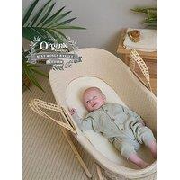 Clair De Lune Moses Basket Knitted - Cream - Basket Only