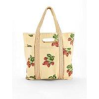 Free People Printed Caravan Tote Bag - Cream