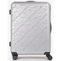 Valentino Mars Medium-Size Suitcase - Silver