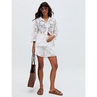 Raffya Shelli All Over Broderie Anglaise Shirt - White