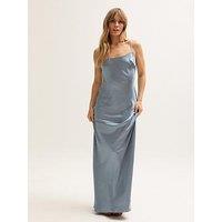 Lily & Lionel Roxy Spaghetti Strap Maxi Dress - Blue