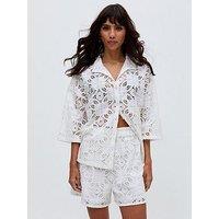 Raffya Shelli All Over Broderie Anglaise Short - White