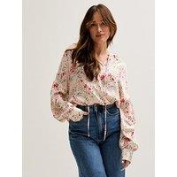 Lily & Lionel Rosetti Wide Sleeves Wishing Well Print Blouse - Multi