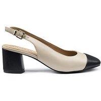 Hotter Shimmy Wide Fit Heeled Shoe - Black