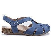 Hotter Catskill Ii Wide Fit Shoe - Blue