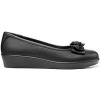 Hotter Jade Wedge Pump Shoe - Black