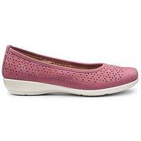 Hotter Livvy Ii Wide Fit Shoe - Pink