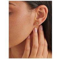 Katie Loxton Heart Of Gold Waterproof Gold Stud Earrings