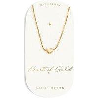 Katie Loxton Heart Of Gold Waterproof Gold Charm Necklace